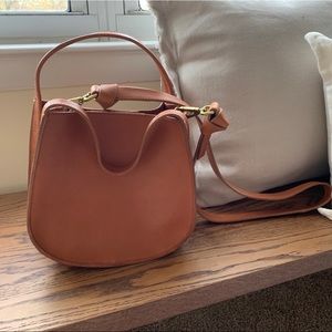 Madewell Sydney crossbody bag in burnished camel